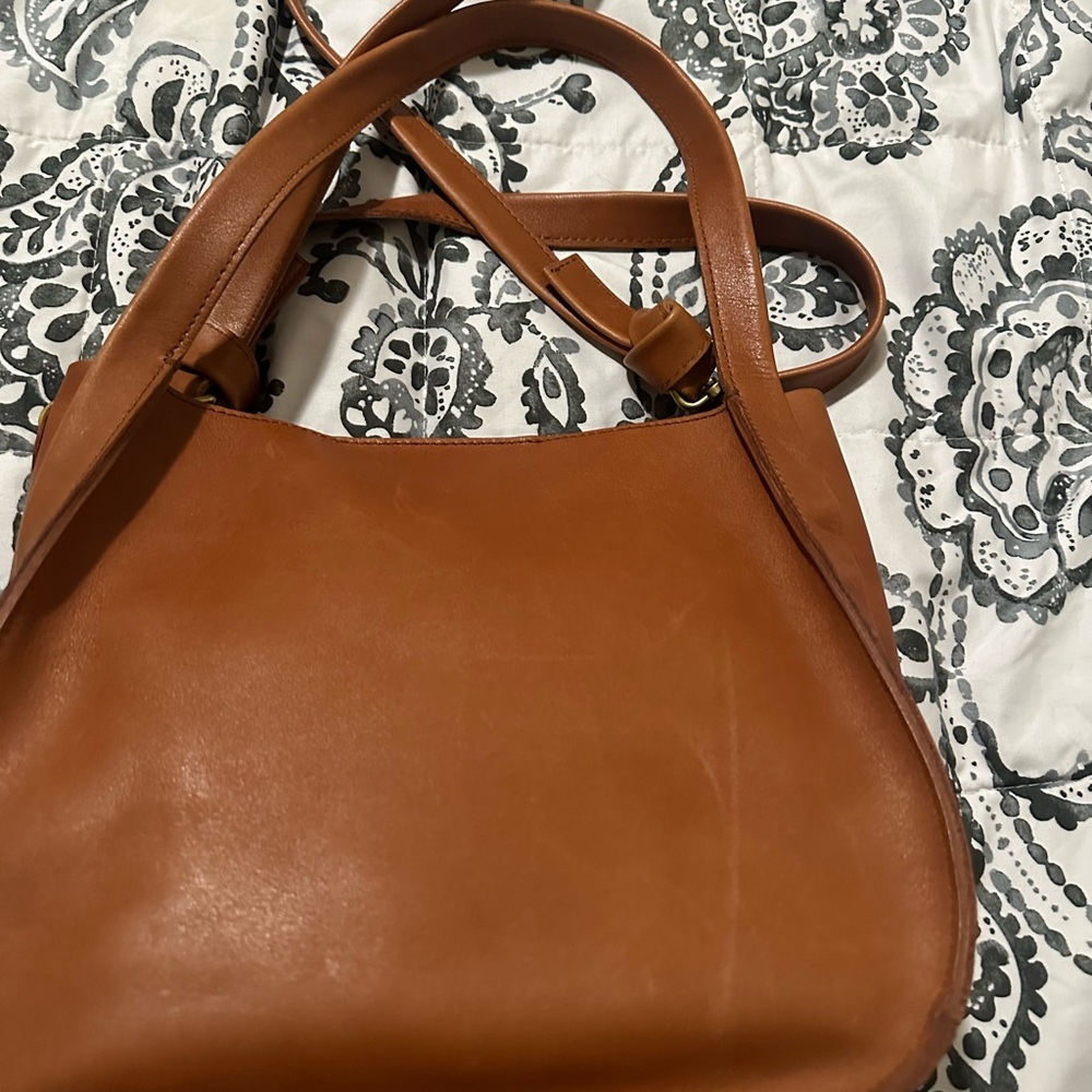 Madewell Rich Brown Leather Shoulder Bag - Picture 5 of 6